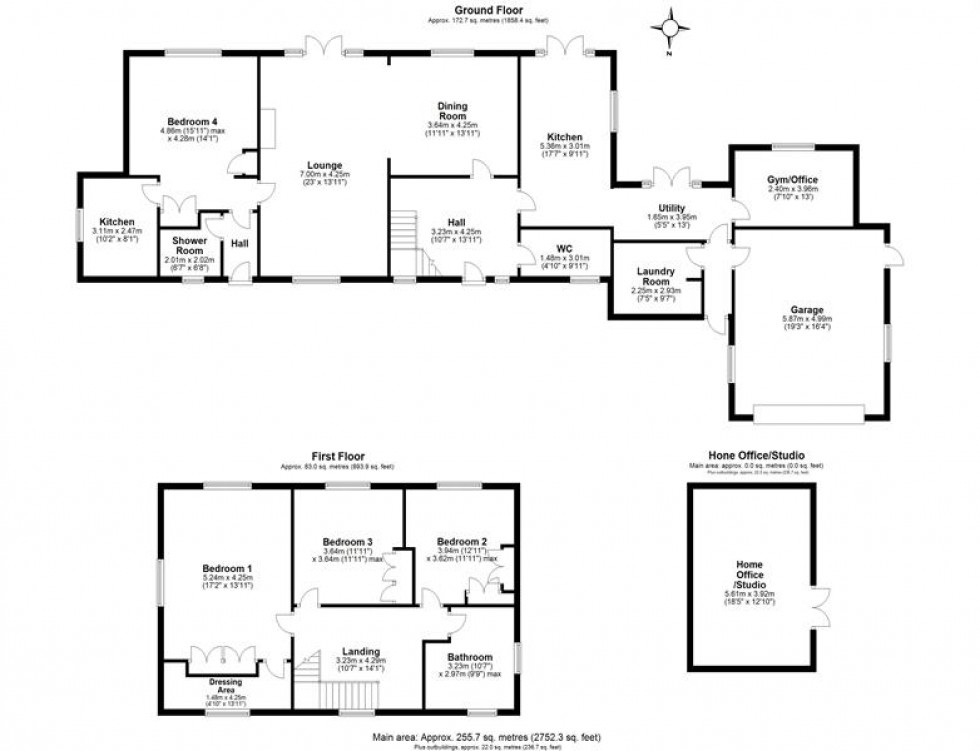 Floorplan for Commonside, Alvanley, Frodsham