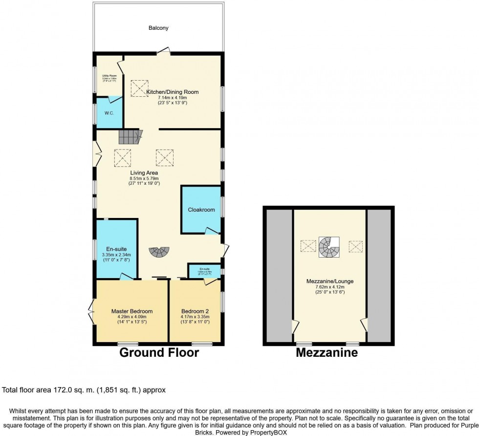 Floorplan for Bent Lane, Crowton