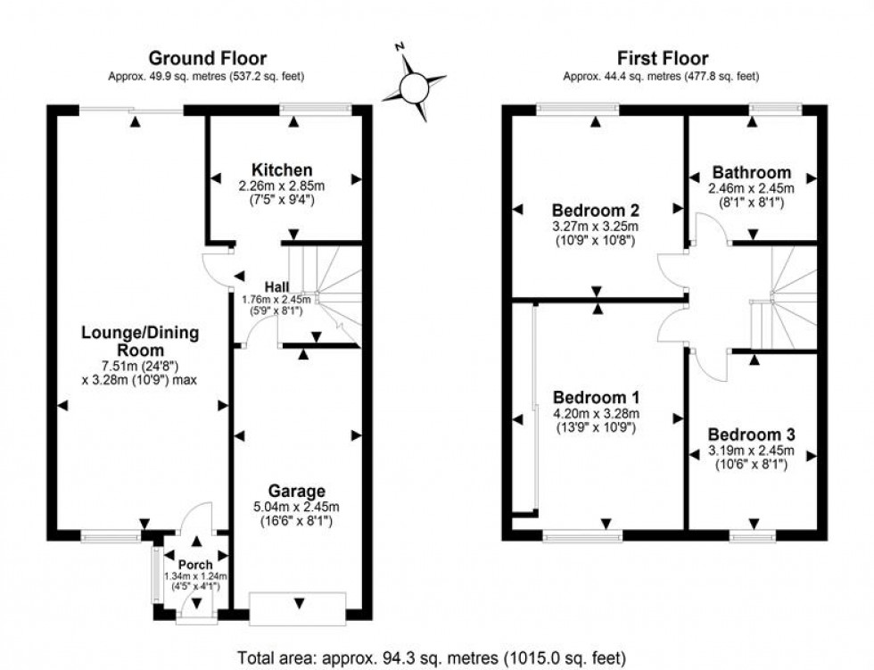 Floorplan for Farmdale Drive, Elton, Chester