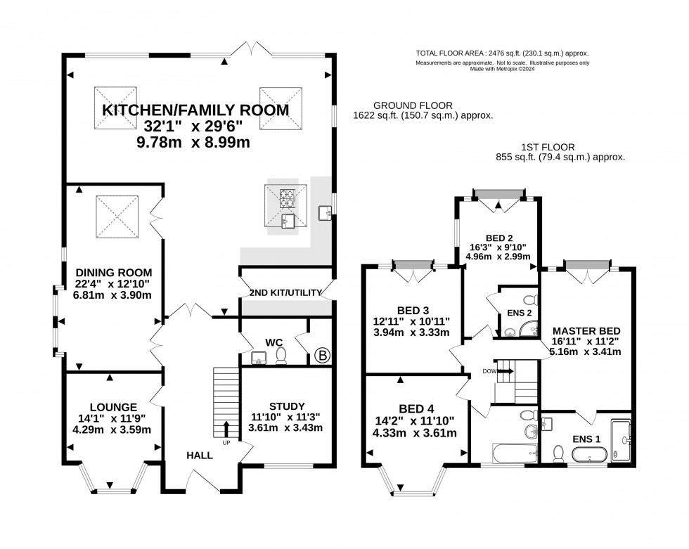 Floorplan for High Elm Road, Hale Barns