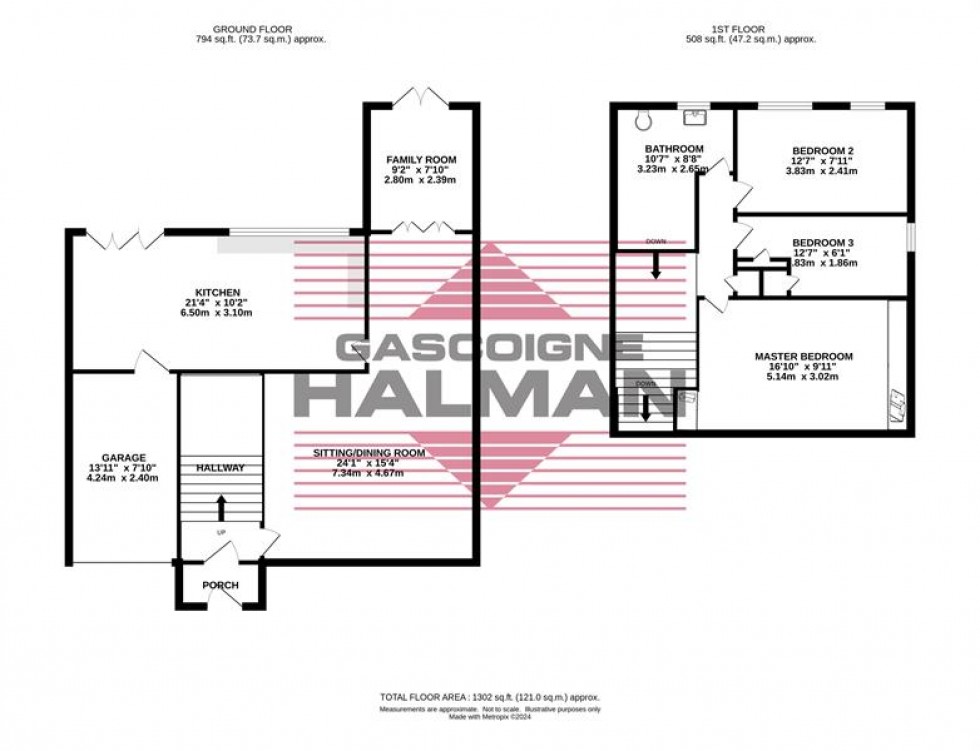 Floorplan for Eskdale Avenue, Bramhall, Stockport