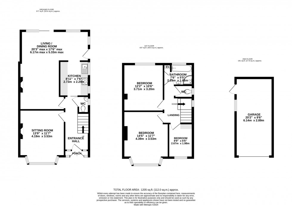 Floorplan for Ravenswood Road, Wilmslow