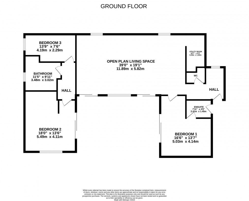 Floorplan for Beech Lane, Wilmslow