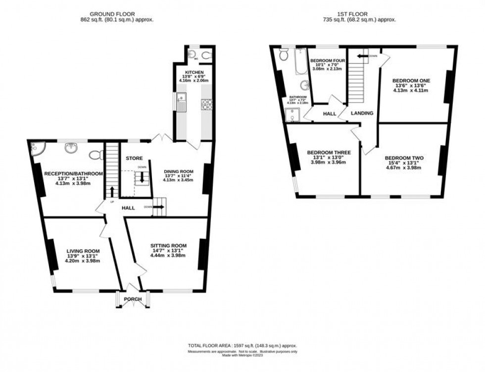 Floorplan for Green Lane, Stockport