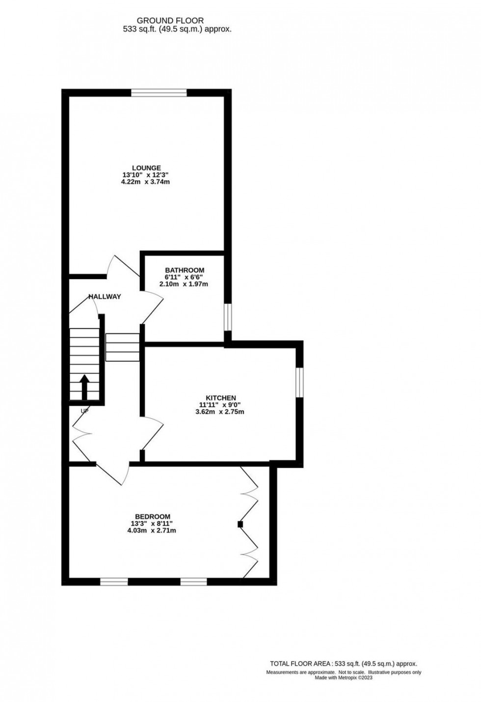Floorplan for Victoria Grove, Heaton Chapel, Stockport