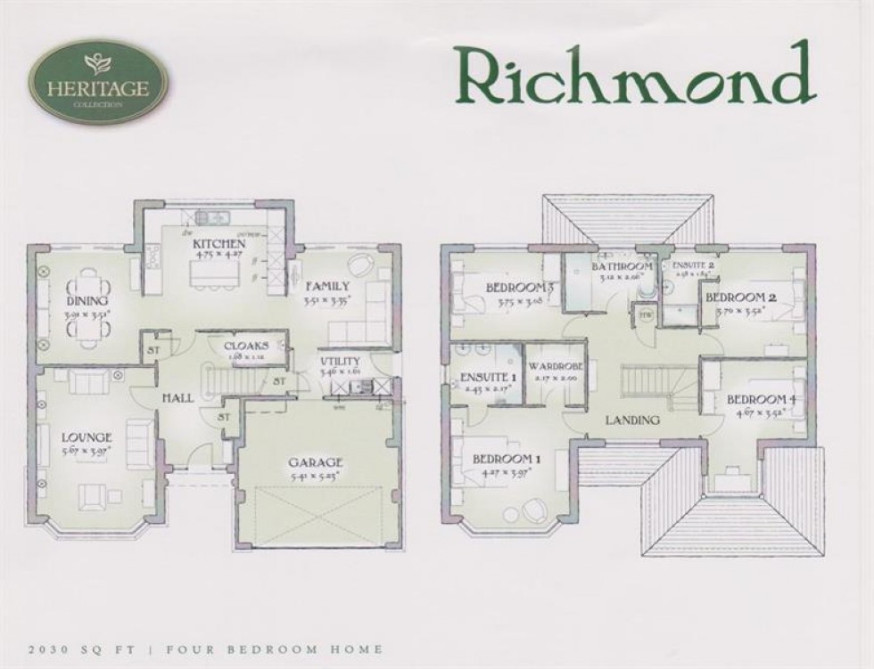 Floorplan for Harrison Close, Tattenhall, Chester