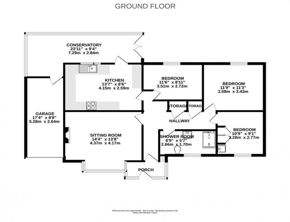 Floorplan for The Coppice, Whaley Bridge, High Peak