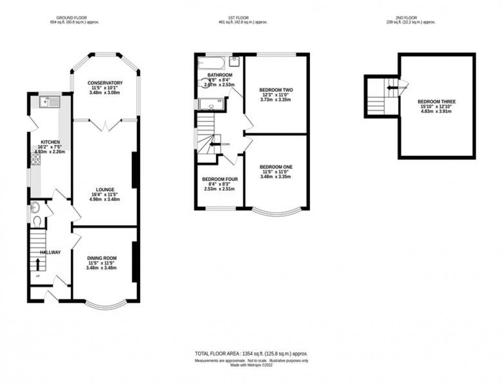 Floorplan for Milwain Drive, Heaton Chapel, Stockport