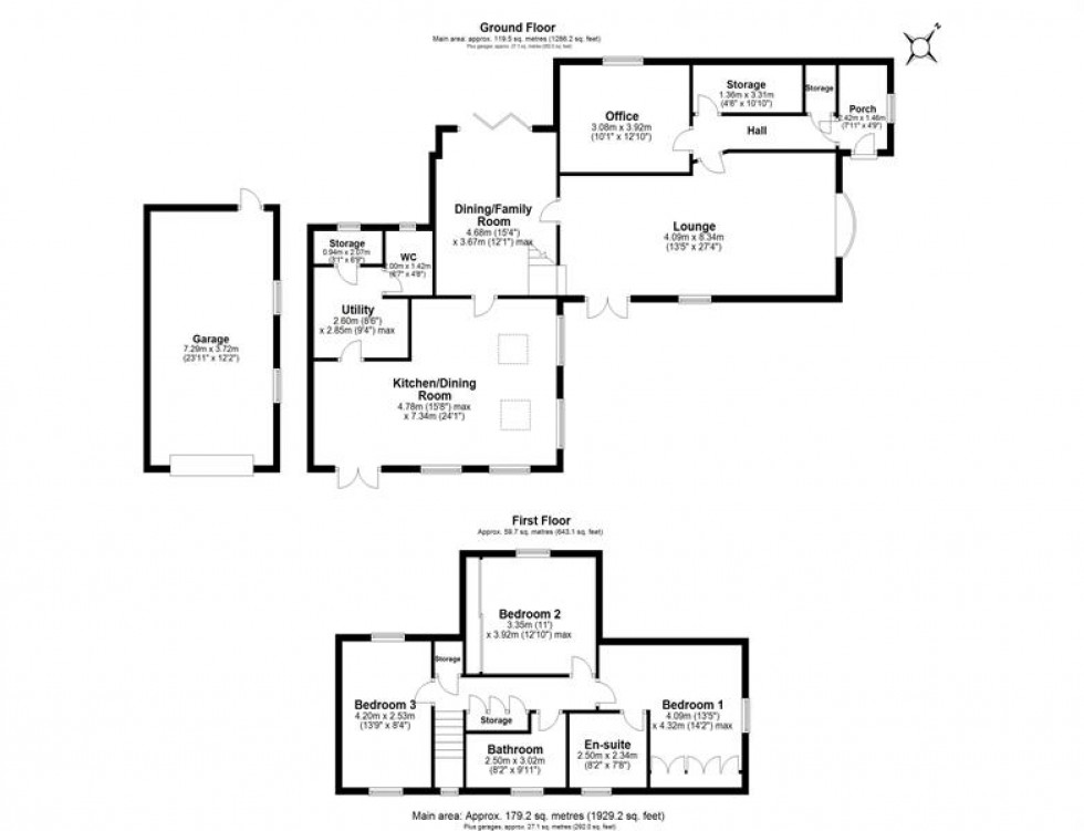 Floorplan for Chester Road, Preston Brook