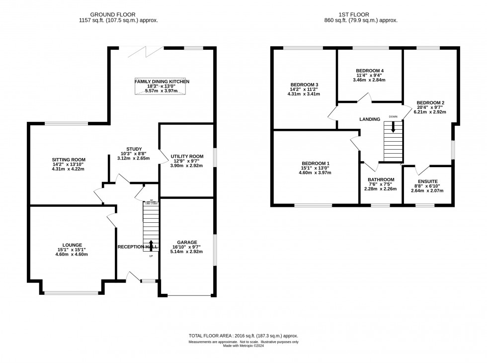 Floorplan for Longhurst Lane, Mellor, Stockport