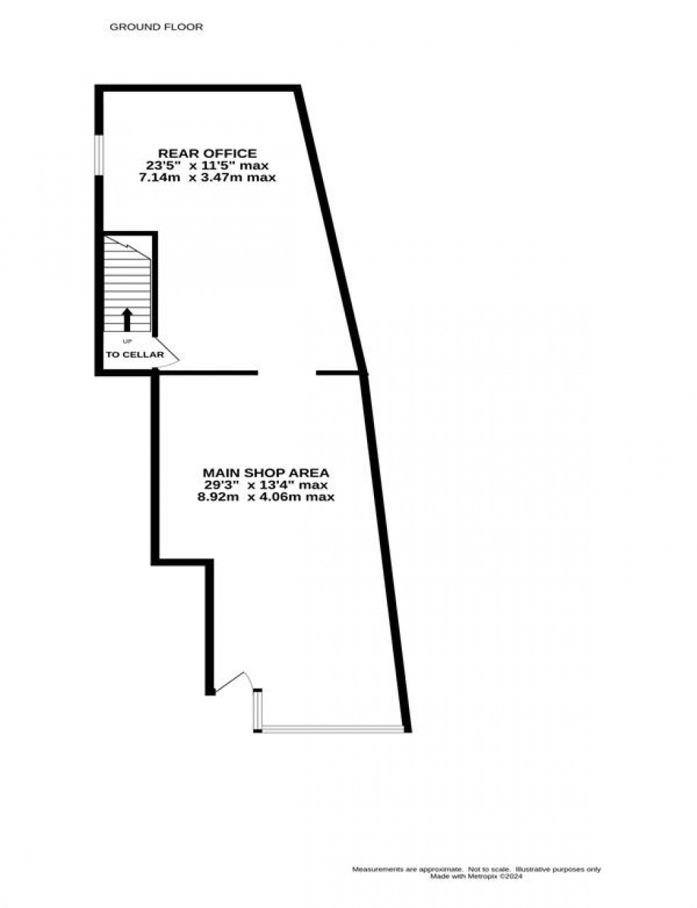 Floorplan for Market Street, Whaley Bridge