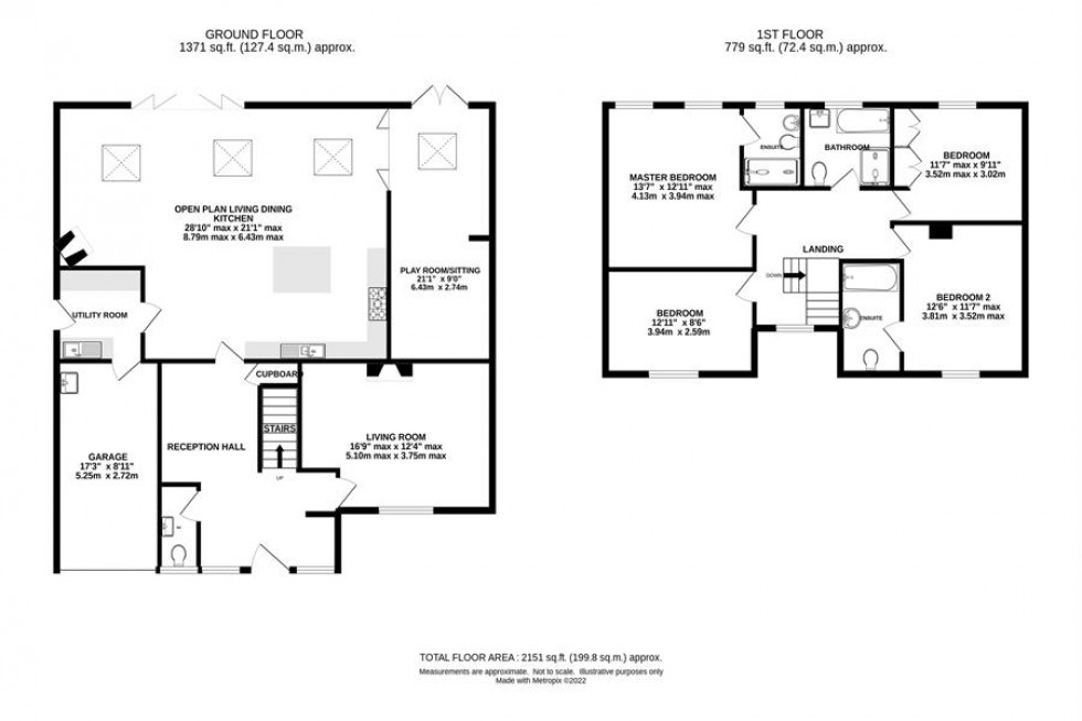 Floorplan for Bramhall Drive, Holmes Chapel