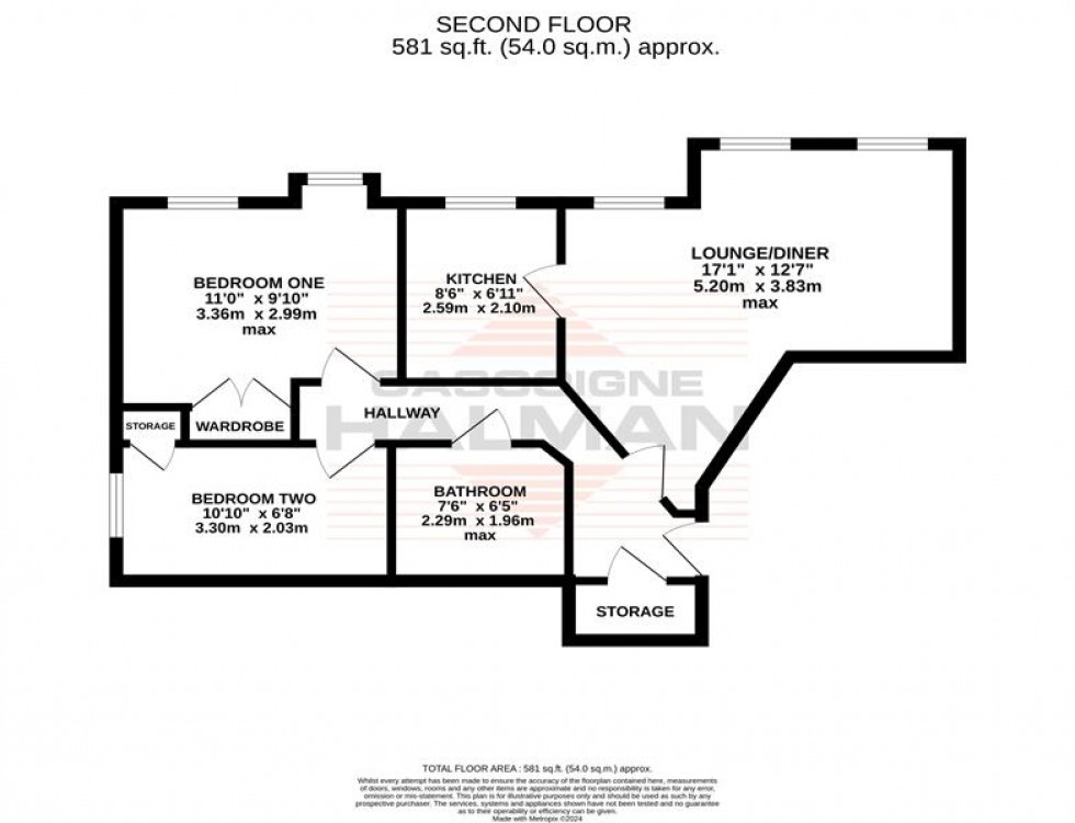 Floorplan for Broad Road, Sale