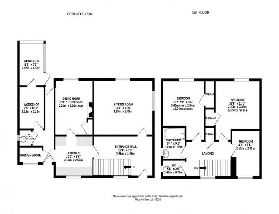 Floorplan for Shallcross Avenue, Whaley Bridge, High Peak