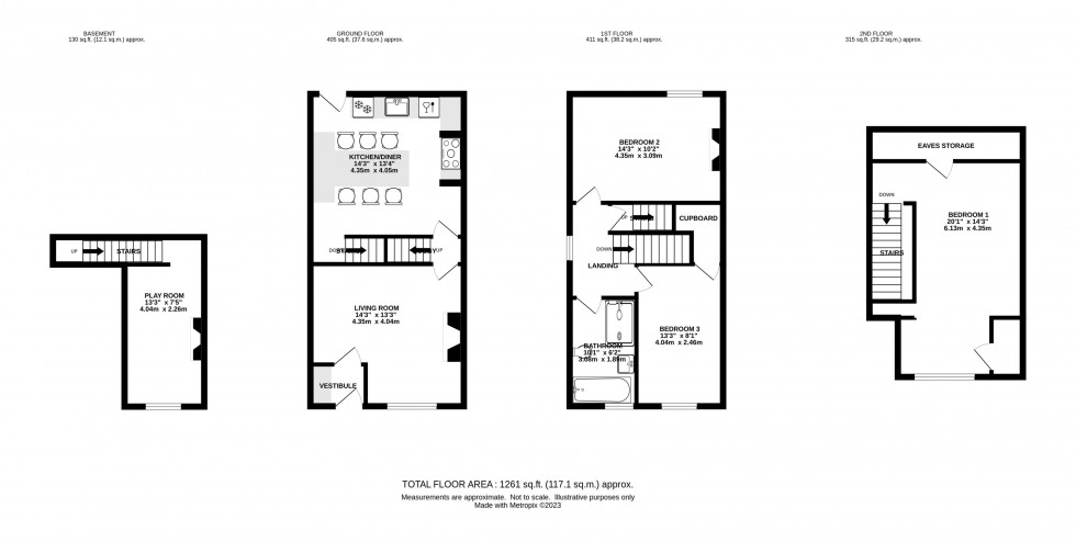 Floorplan for Old Road, Tintwistle