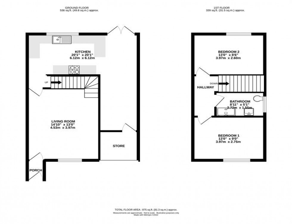 Floorplan for Rotherdale Avenue, Timperley, Altrincham