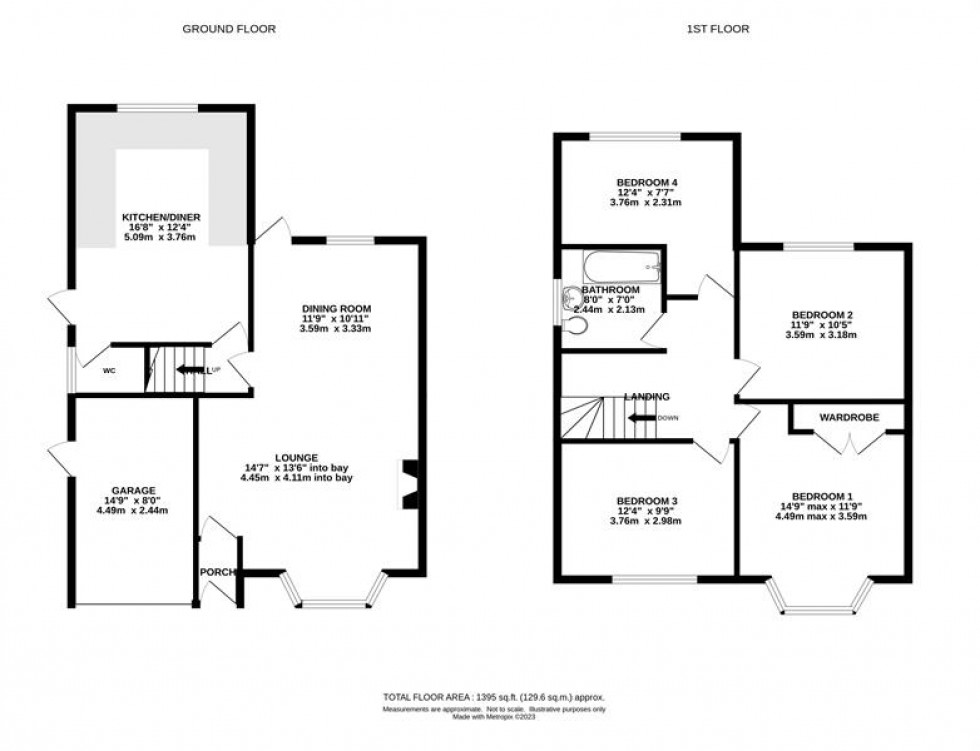 Floorplan for Orme Crescent, Tytherington,SK10