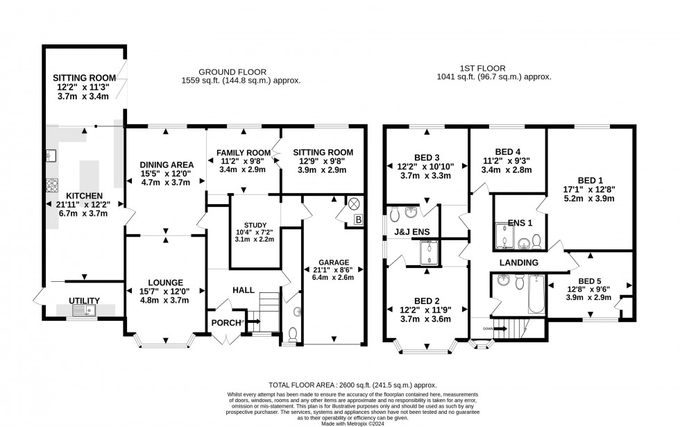 Floorplan for Laburnum Lane, Hale