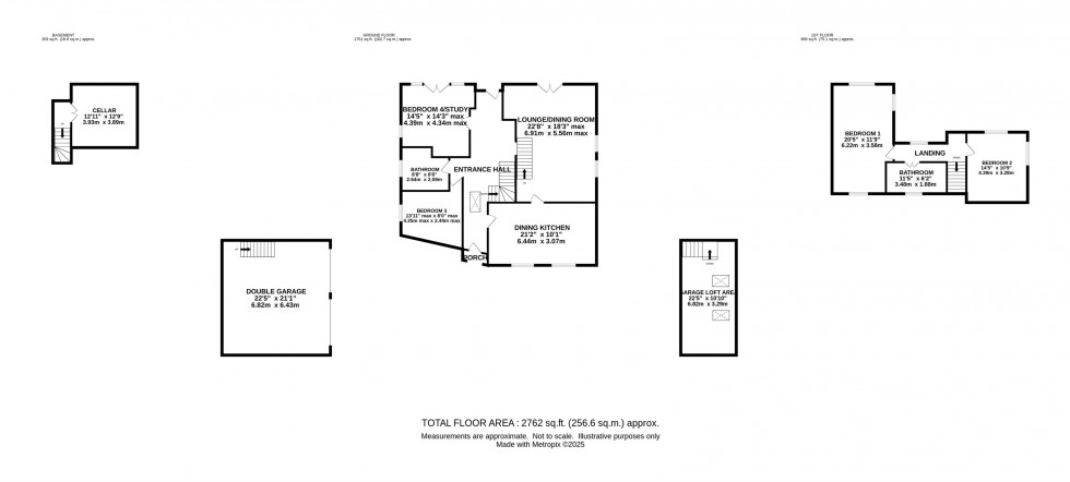 Floorplan for Frog Lane, Off Congleton Road, Nether Alderley