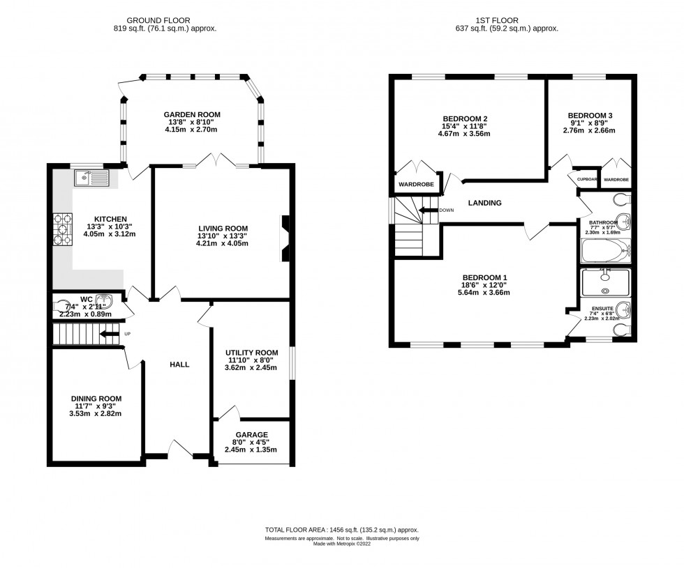 Floorplan for Tavern Road, Hadfield, Glossop