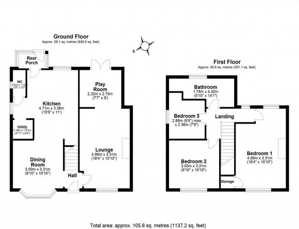 Floorplan for Kingsway, Frodsham