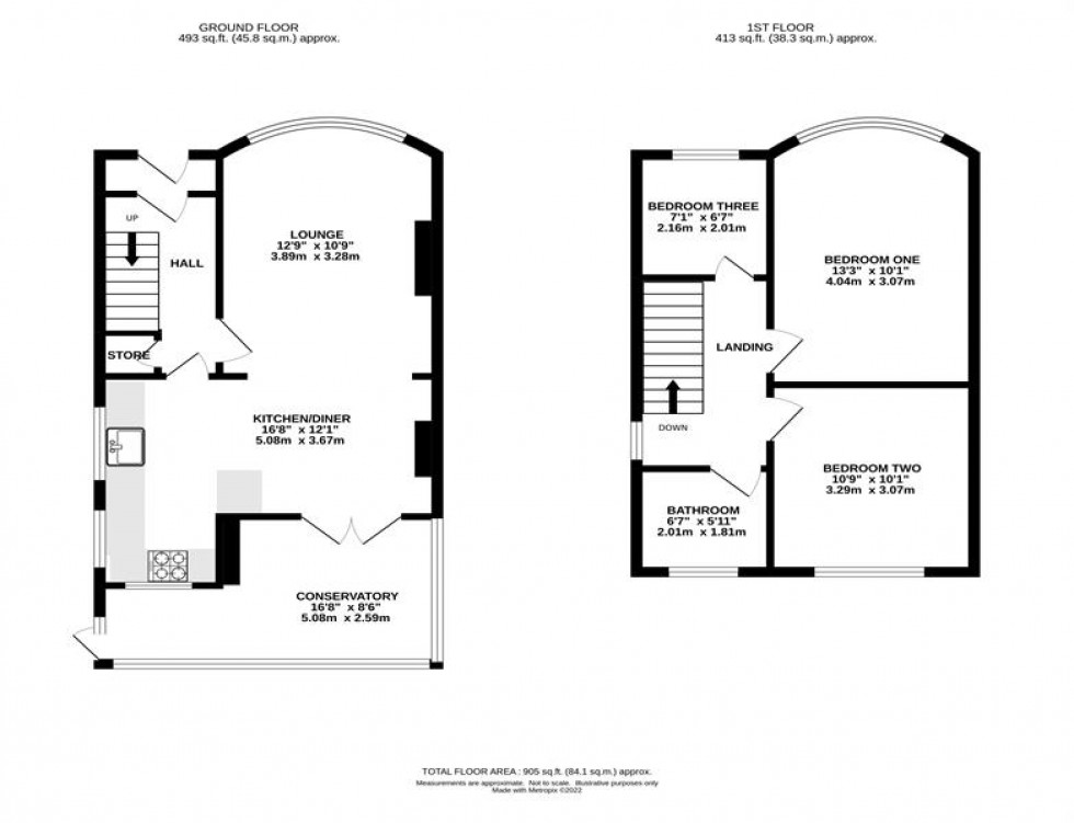 Floorplan for Newby Road, Heaton Norris, Stockport