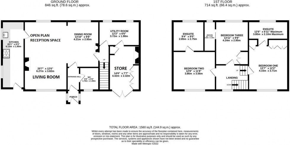 Floorplan for White Lodge Mews, Norley Road, Cuddington, Northwich