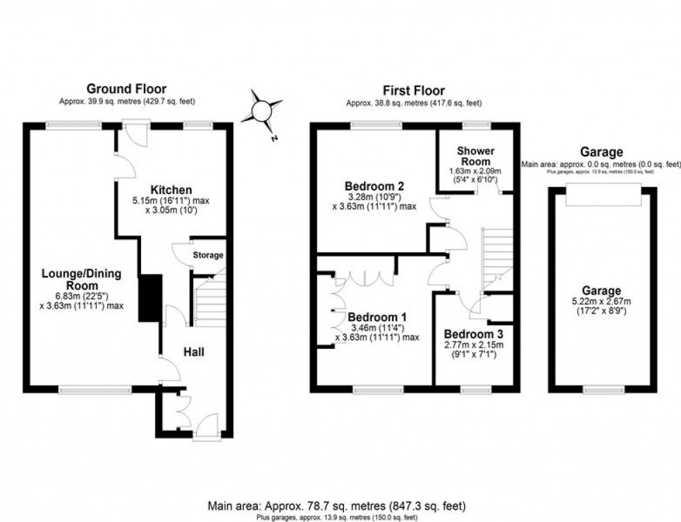Floorplan for Milton Grove, Helsby, Frodsham