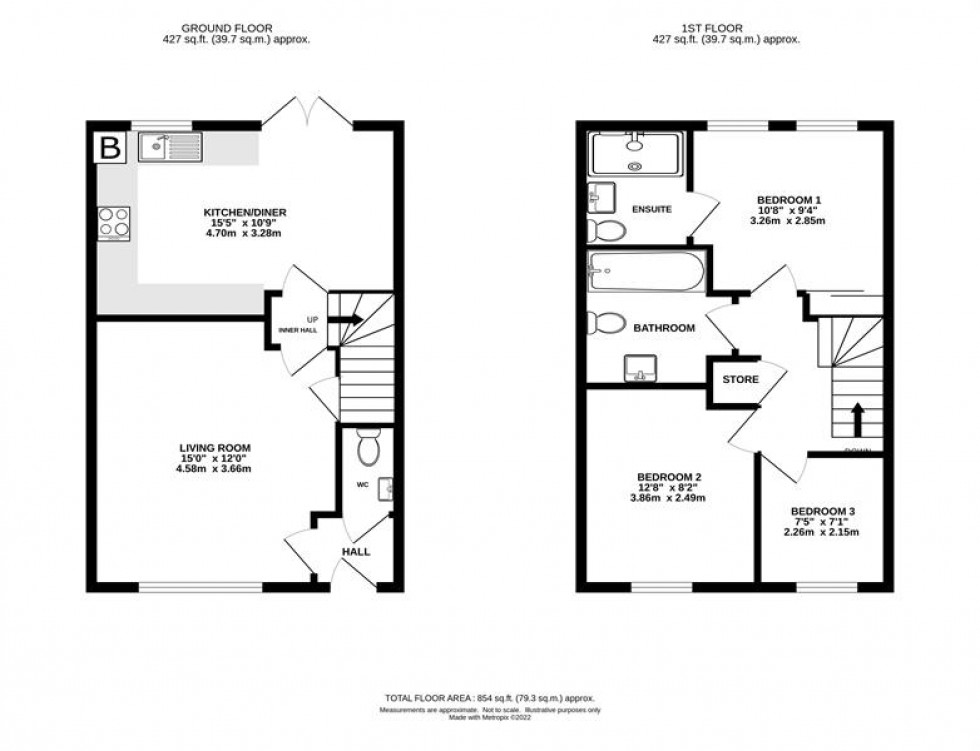 Floorplan for Dixon Drive, Chelford