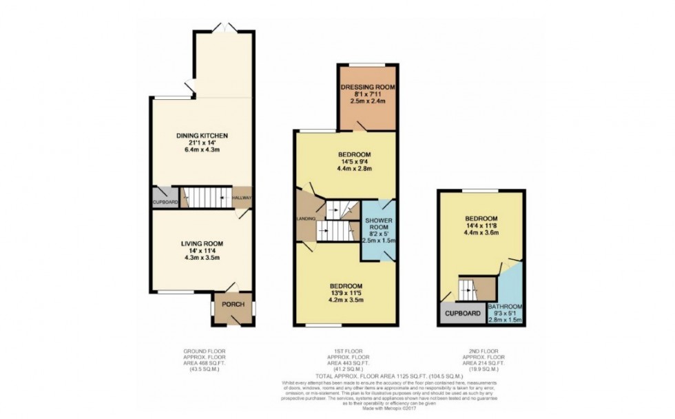 Floorplan for Alma Lane, Wilmslow