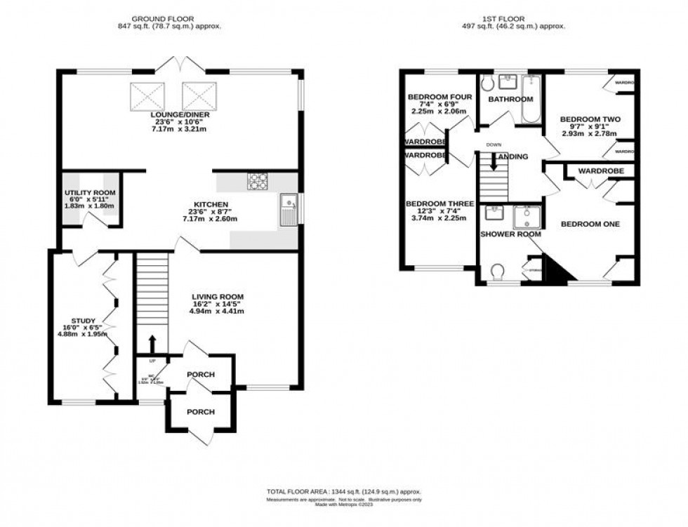 Floorplan for Wittenbury Road, Stockport