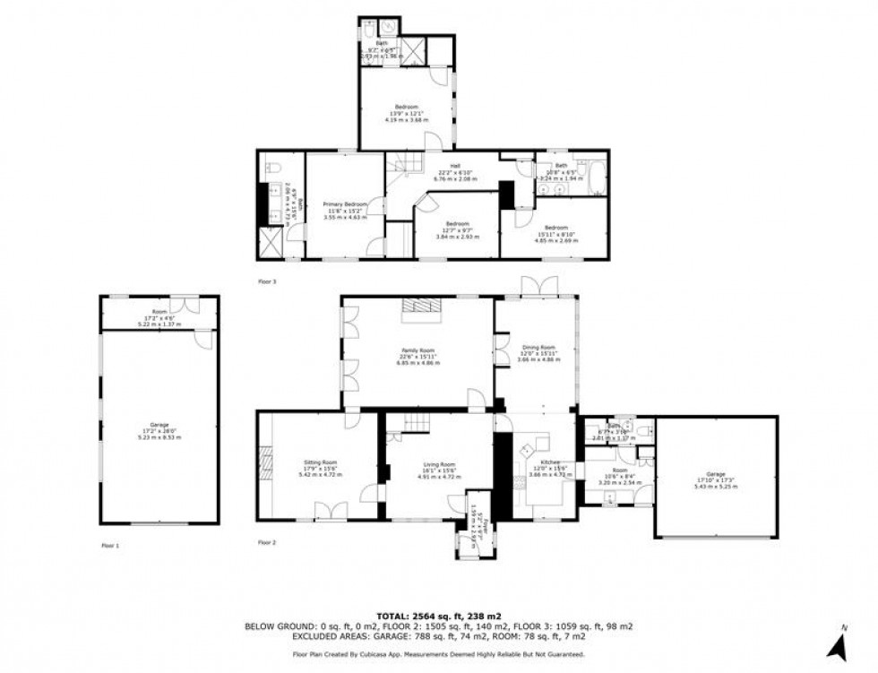 Floorplan for Rushton Bank, Rushton Spencer