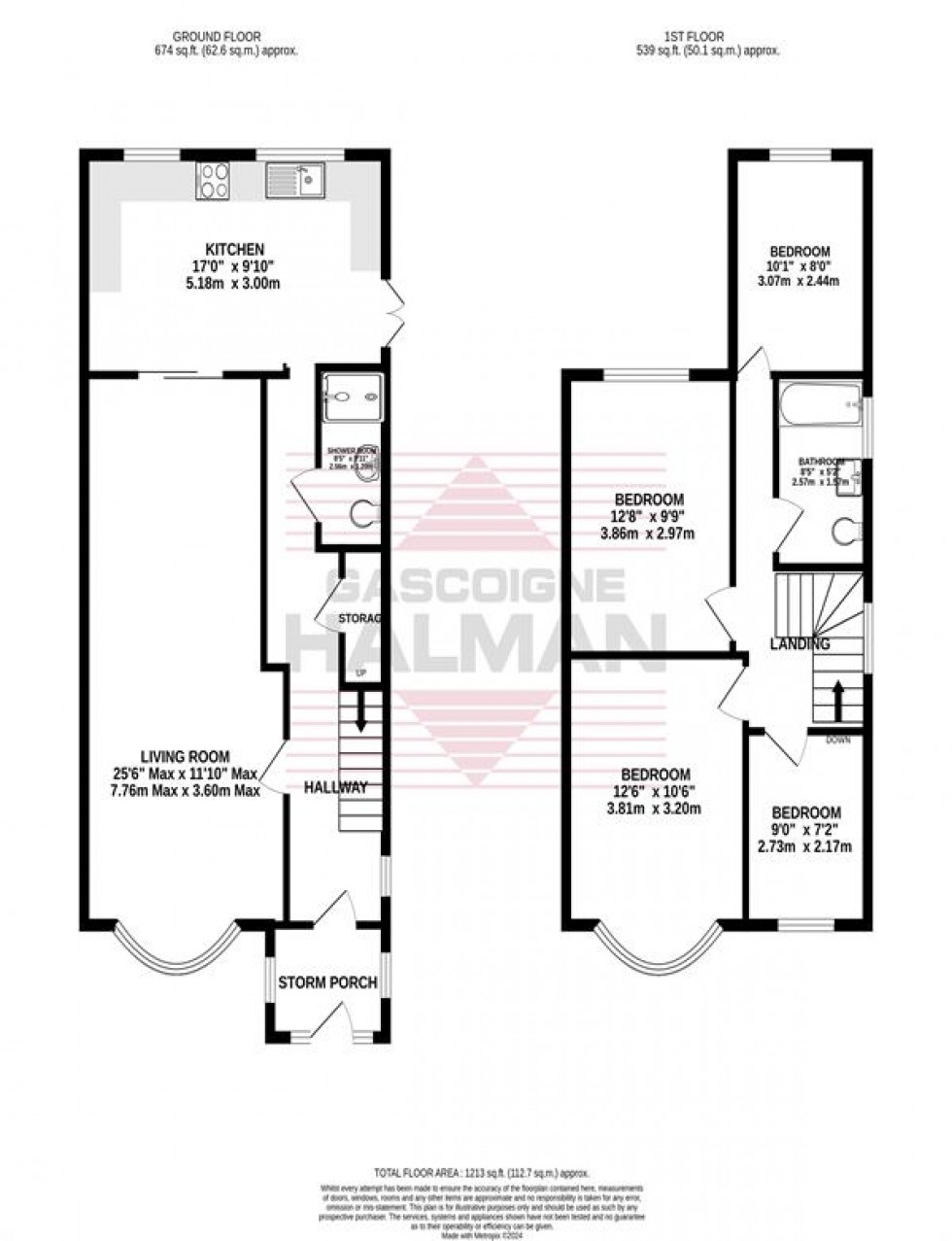 Floorplan for Green Walk, Gatley, Cheadle