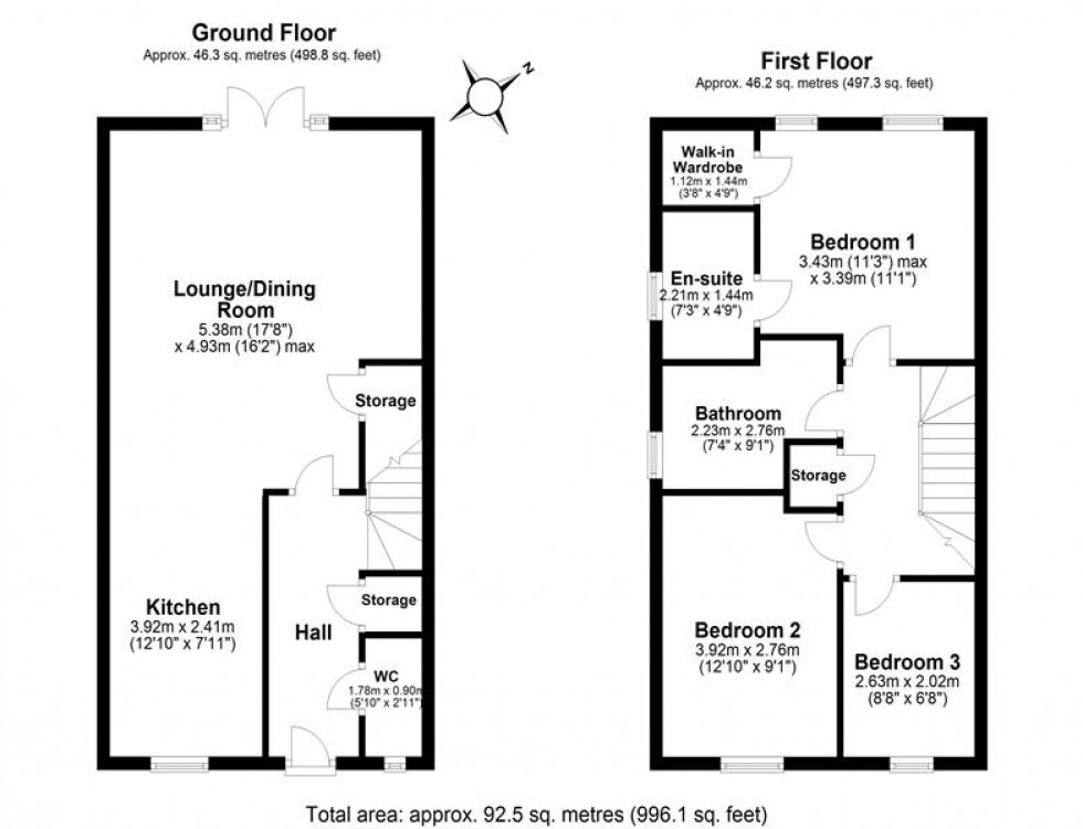 Floorplan for Chester Road, Helsby, Frodsham