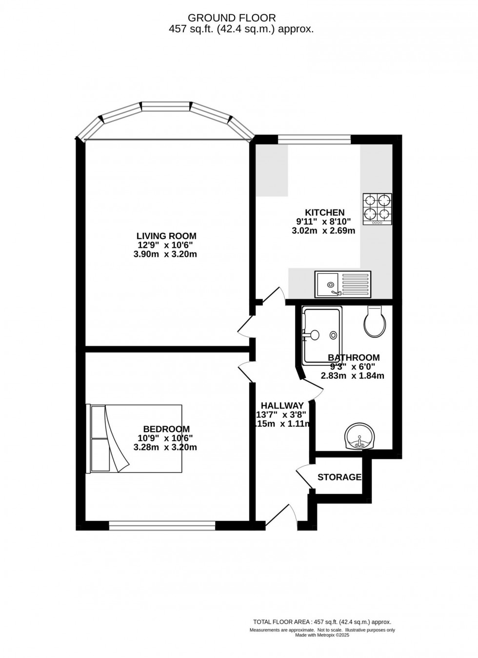 Floorplan for Aldborough Close, Manchester