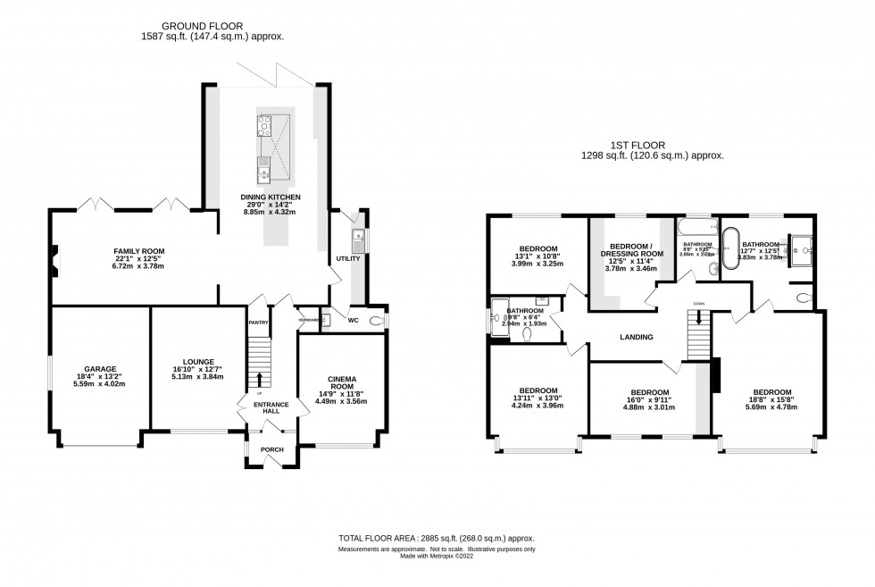 Floorplan for Gorse Bank Road, Hale Barns, Altrincham