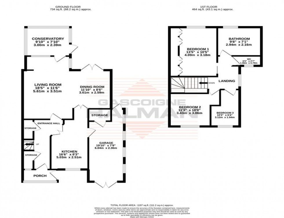 Floorplan for Dane Road, Sale