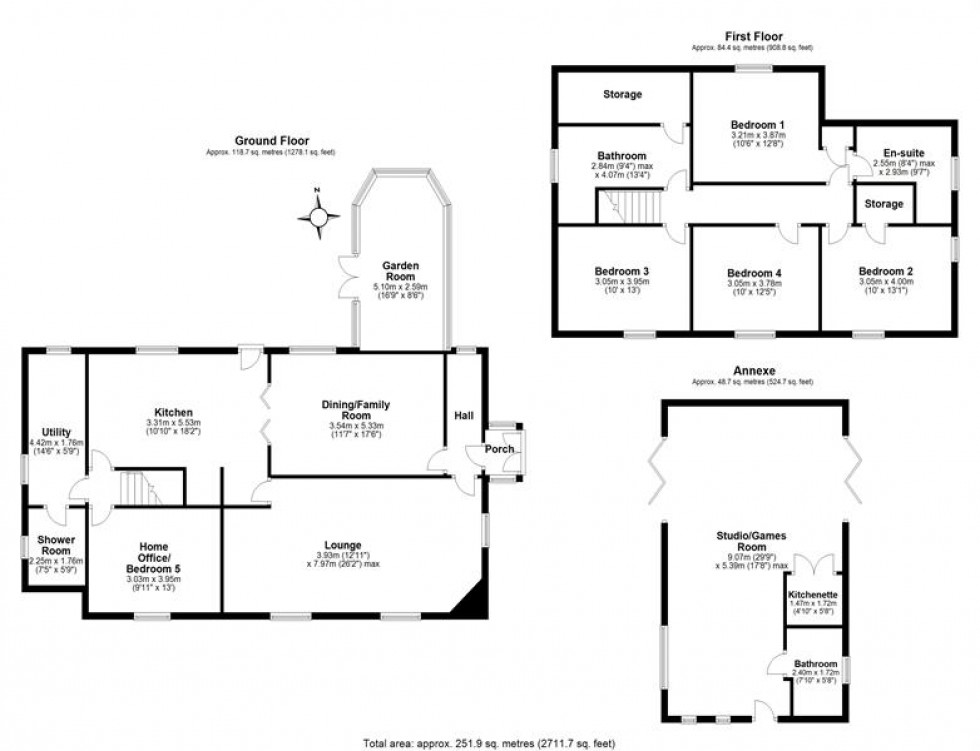 Floorplan for Sugar Lane, Manley, Frodsham