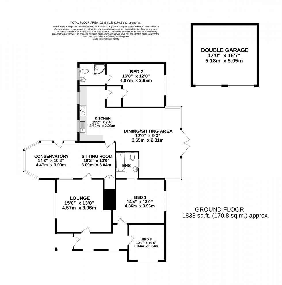 Floorplan for Weaste Lane, Thelwall, Warrington