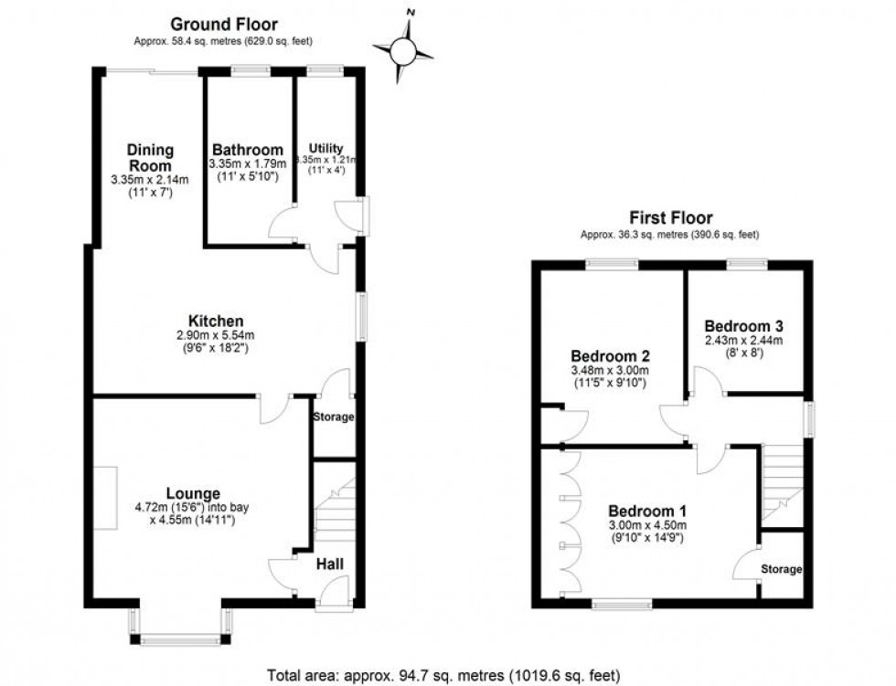 Floorplan for The Hurst, Kingsley, Frodsham