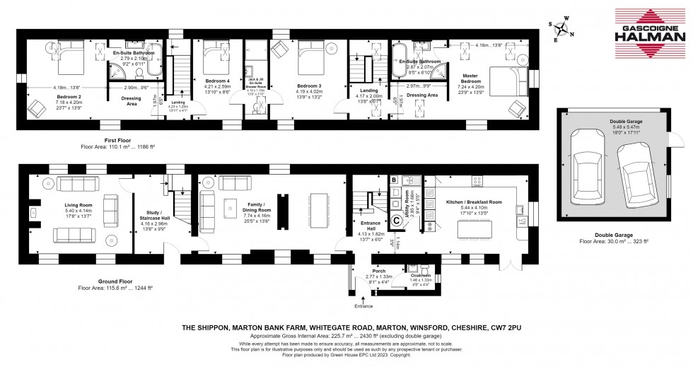 Floorplan for Whitegate Road, Marton