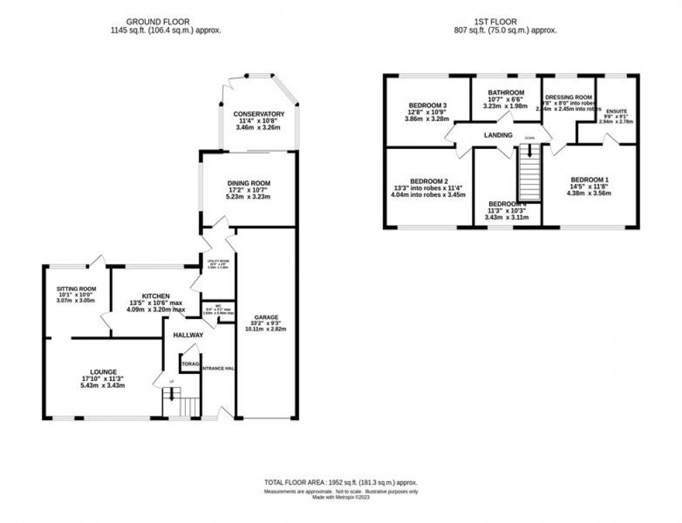 Floorplan for Carmenna Drive, Bramhall