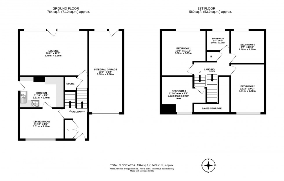 Floorplan for Hogarth Road, Marple Bridge