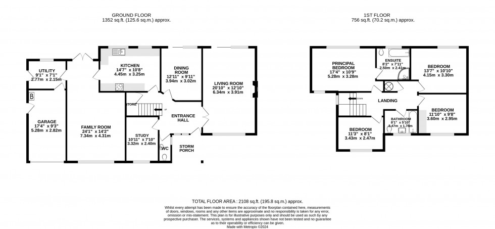 Floorplan for Overhill Road, Wilmslow