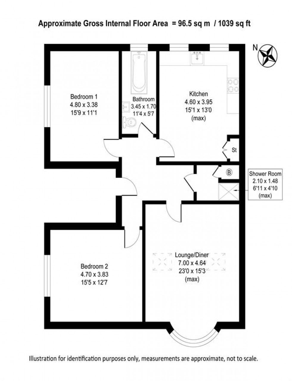 Floorplan for Millbank, Lymm