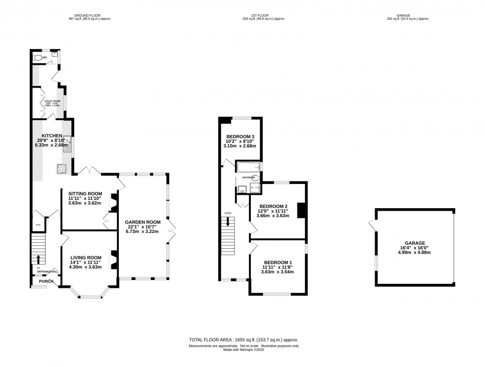 Floorplan for Manchester Road, Plumley