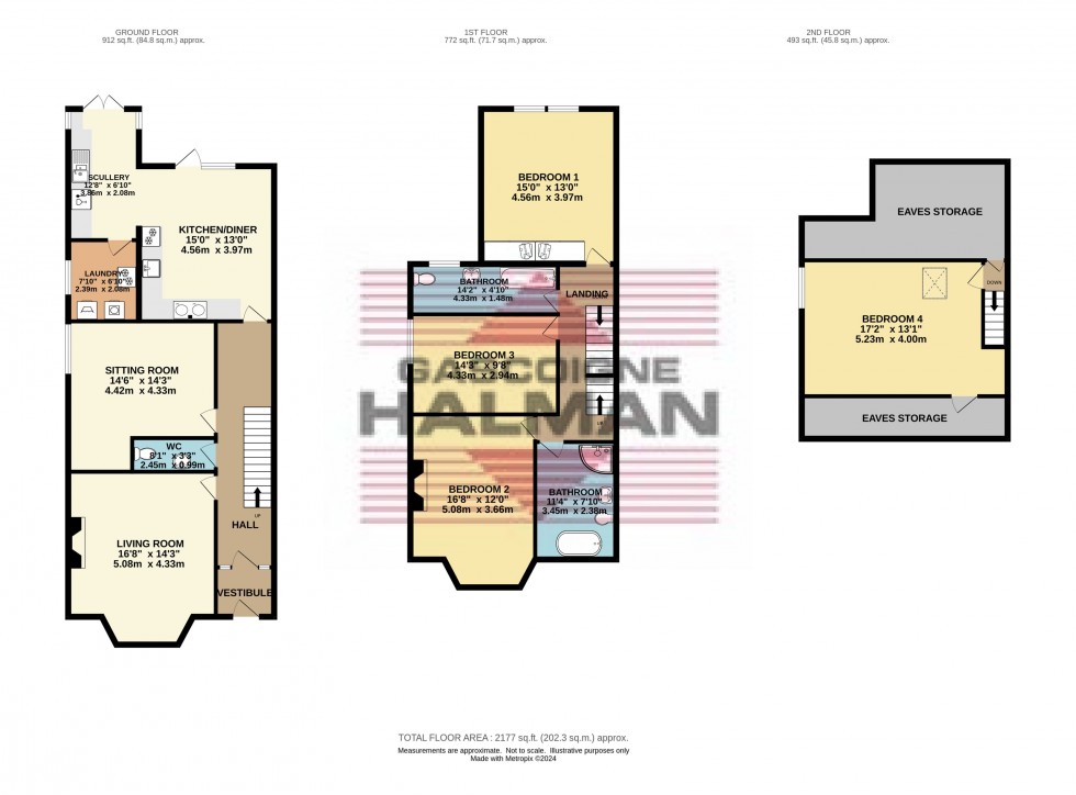 Floorplan for Spire Hollin, Glossop