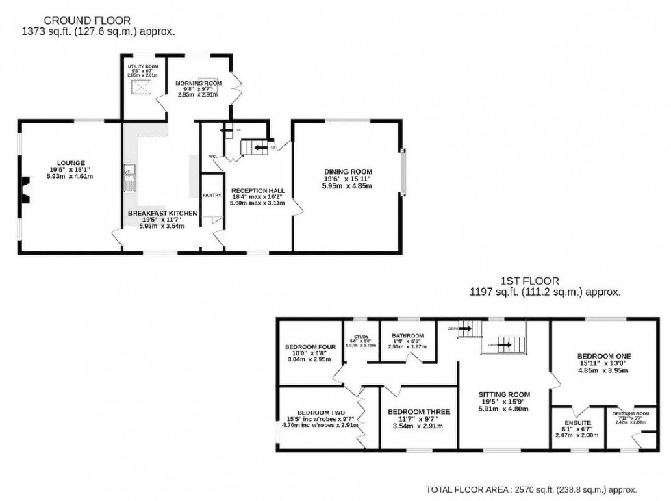 Floorplan for Kelsall Road, Tarvin Sands, Chester