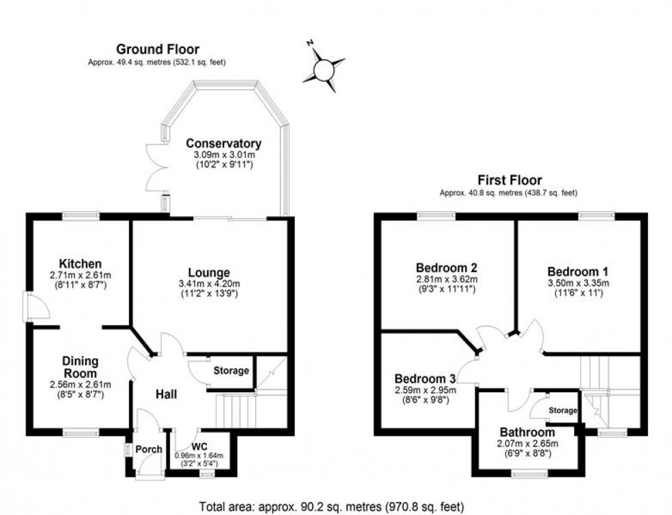 Floorplan for Watersedge, Frodsham