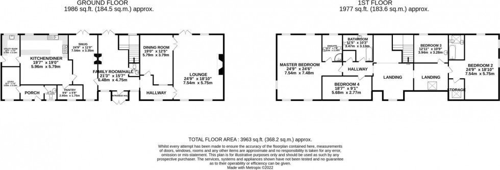 Floorplan for Paradise Lane, Church Minshull, Nantwich